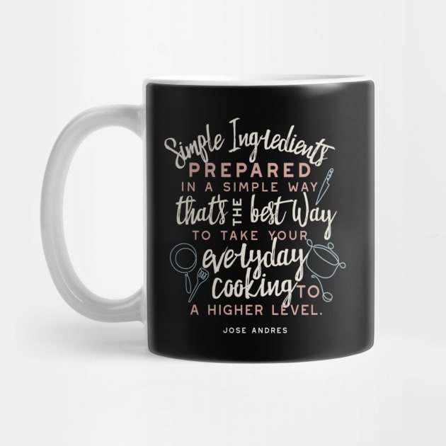 Simple ingredients and everyday cooking quotes III by FlinArt